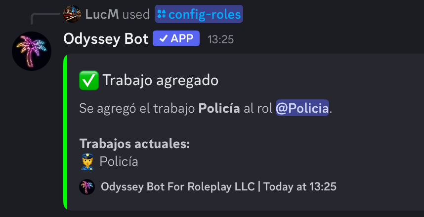 selector de trabajo
