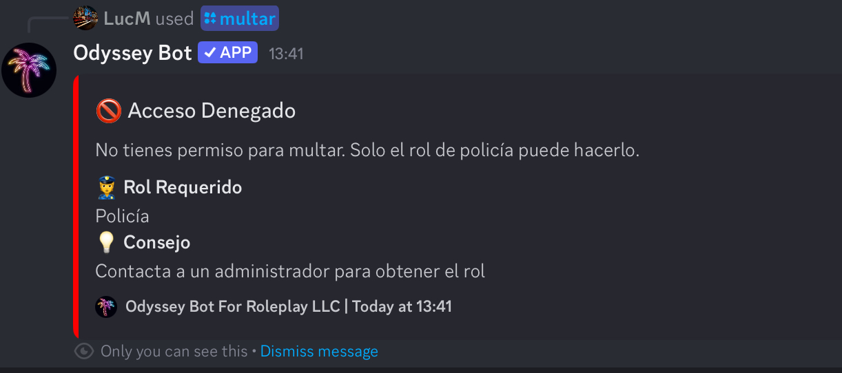 selector de rol